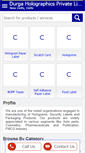 Mobile Screenshot of hologrammanufacturer.in